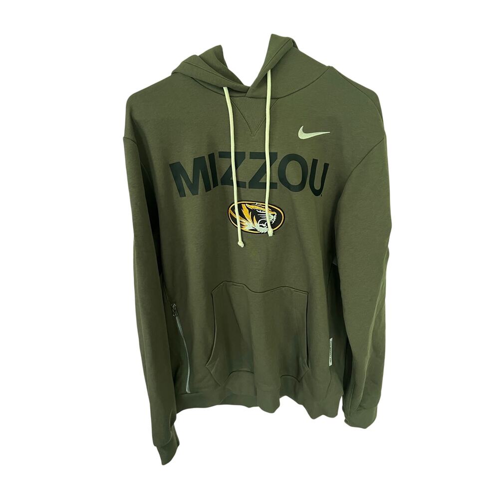 Nike Mizzou Missouri Tigers Military Pullover Hoodie Men’s M Green NWT $115